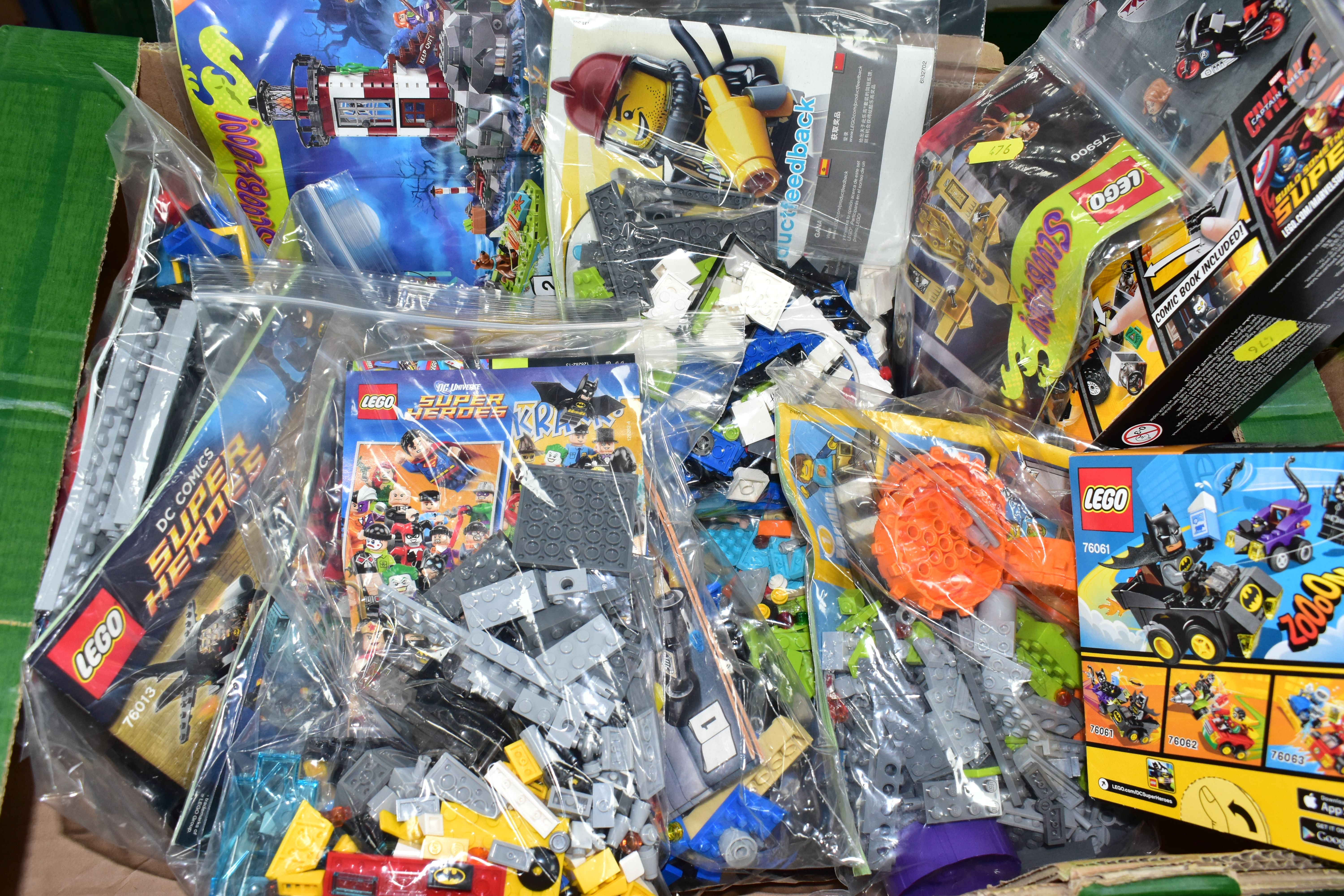 ONE BOX OF LEGO 'SCOOBY-DO' AND DC SUPER HEROES BATMAN SETS, to include Scooby-Do sets 75900, 75902, - Image 2 of 2