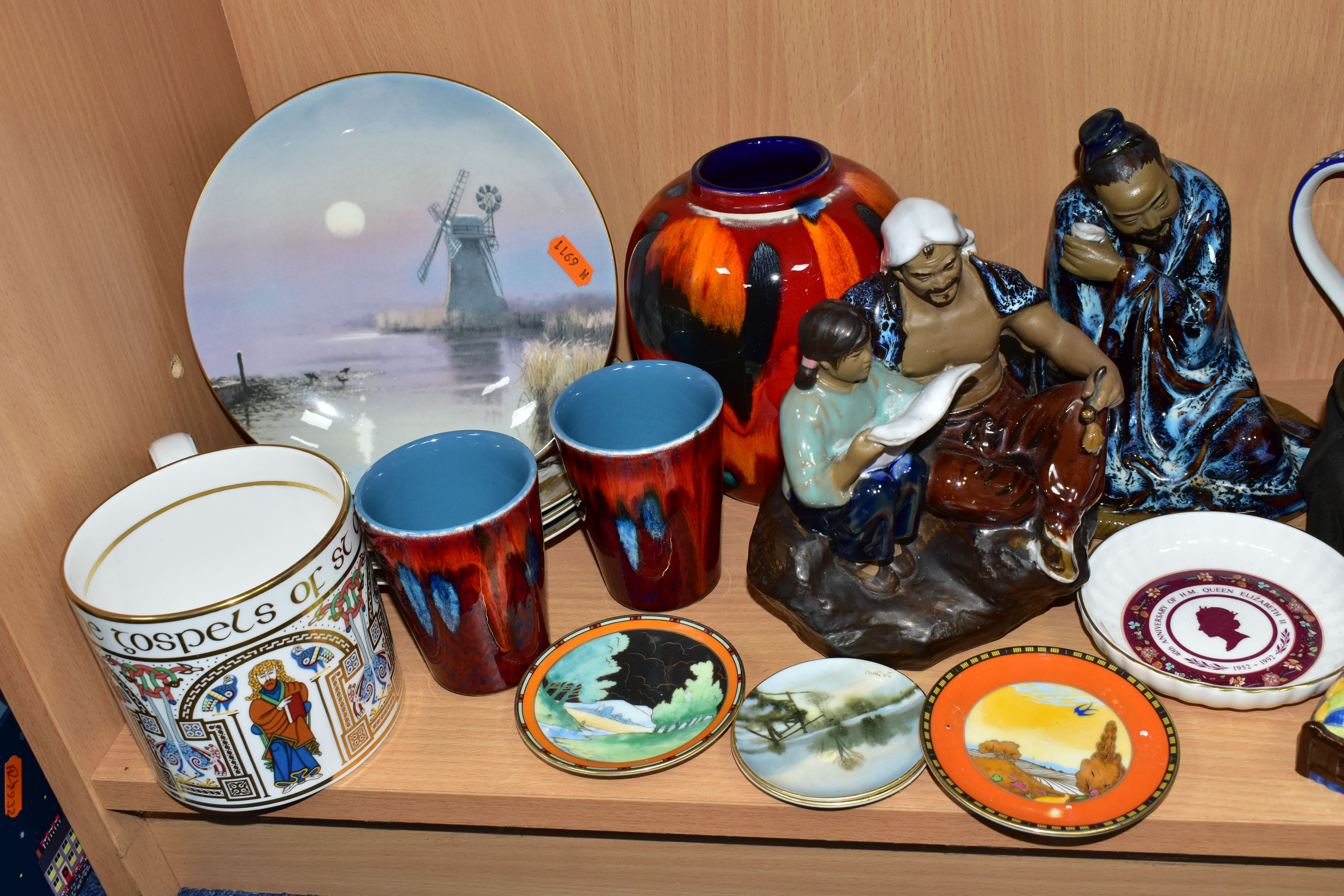 A GROUP OF CERAMICS AND SUNDRY ITEMS, to include Royal Doulton Bunnykins 'Vicar Bunnykins' DB254, an - Image 4 of 13