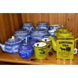 A COLLECTION OF WADE POTTERY MADE EXCLUSIVELY FOR RINGTONS LTD TEA MERCHANTS, comprising two blue