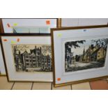 JAMES PRIDDY (BRITISH 1916-1980) A QUANTITY OF FRAMED AND UNFRAMED ETCHINGS AND PRINTS, to