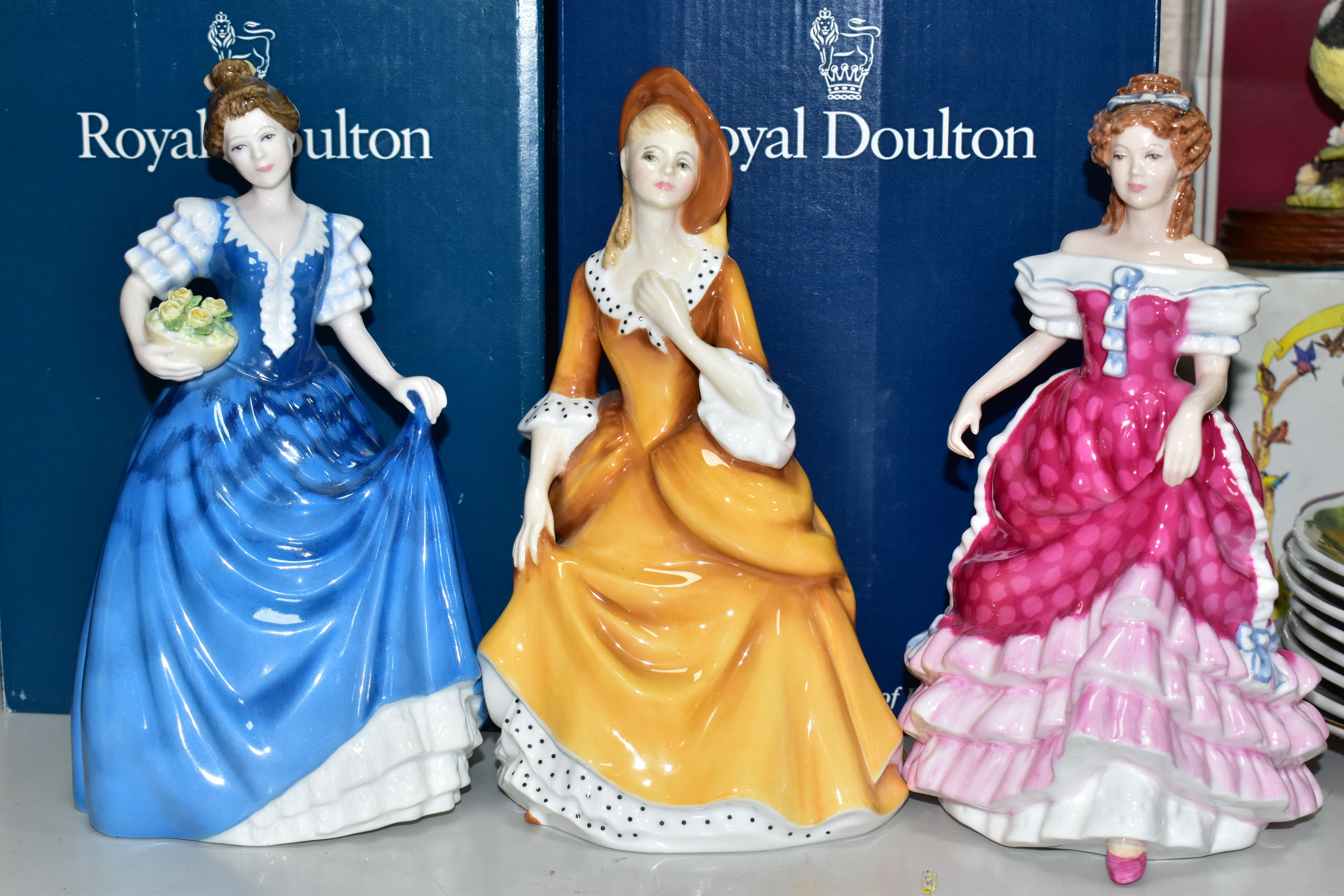 SIX ROYAL DOULTON FIGURINES, of which five are boxed, comprising 'Anna of the Five Towns' HN3865 - Image 5 of 5