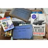A BOX OF ROYAL NAVY AND RELATED BOOKS, eighteen titles in hardback and paperback format to include