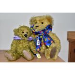 A HERMANN LIMITED EDITION 'CANDY' AMERICAN ARTIST TEDDY BEAR AND A CHATTERTON BEARS TEDDY BEAR, '