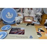 A GROUP OF WESLEYAN METHODIST CHURCH COMMEMORATIVE CERAMICS, A 1951 FESTIVAL OF BRITAIN GUIDE AND