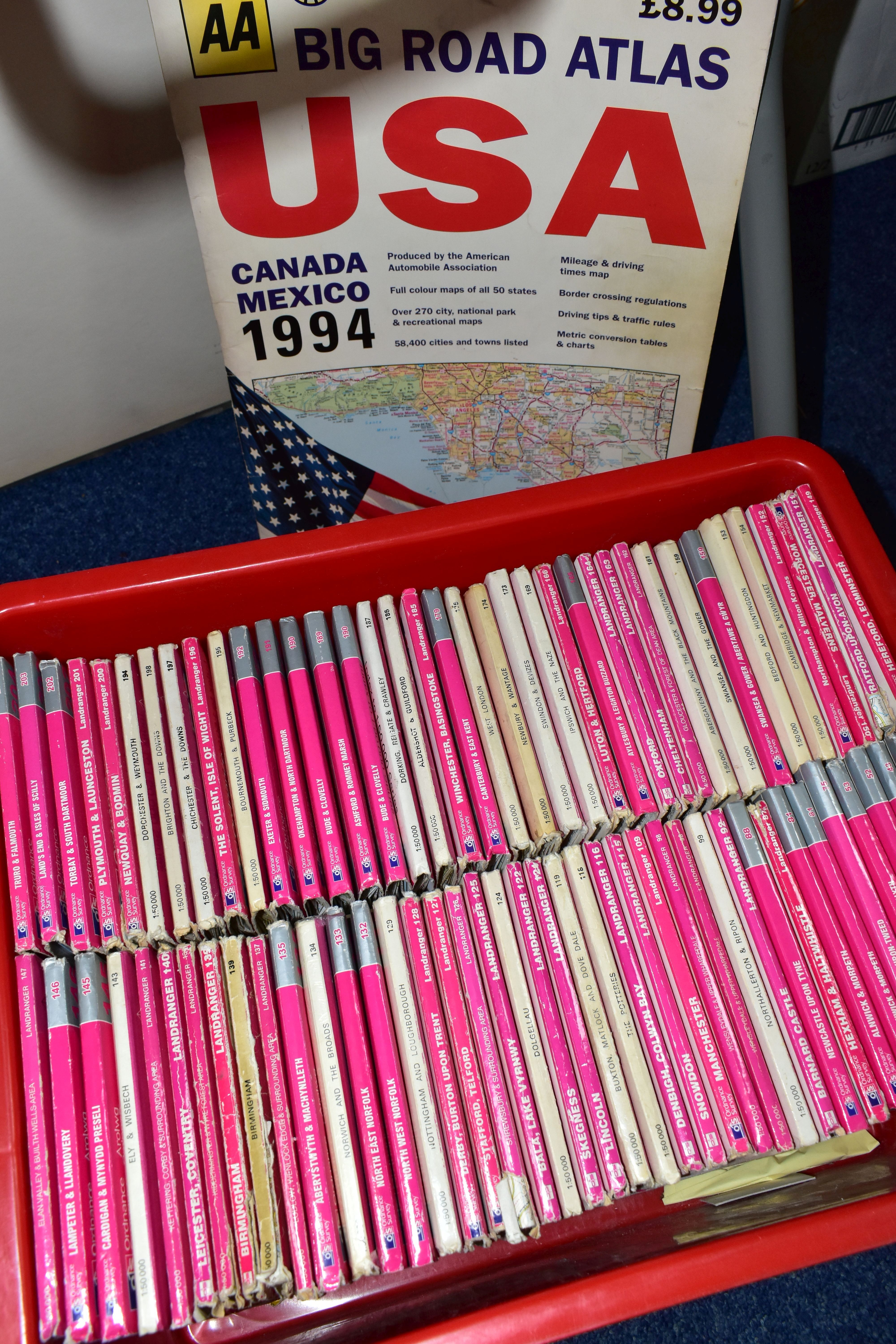 THREE BOXES OF RAILWAY BOOKS AND ORDNANCE SURVEY BOOKS, to include over one hundred Ordnance - Image 3 of 3