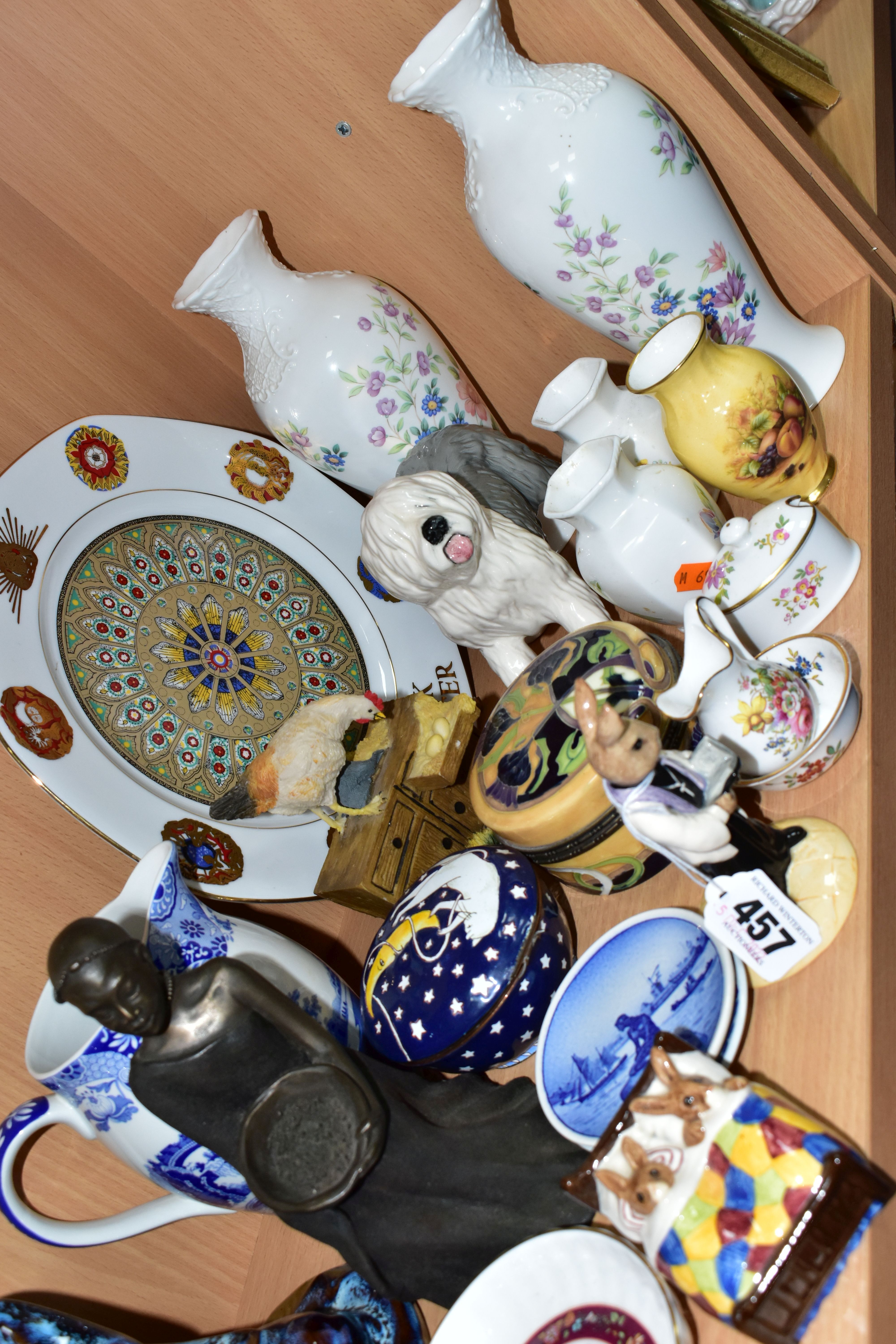 A GROUP OF CERAMICS AND SUNDRY ITEMS, to include Royal Doulton Bunnykins 'Vicar Bunnykins' DB254, an - Image 13 of 13