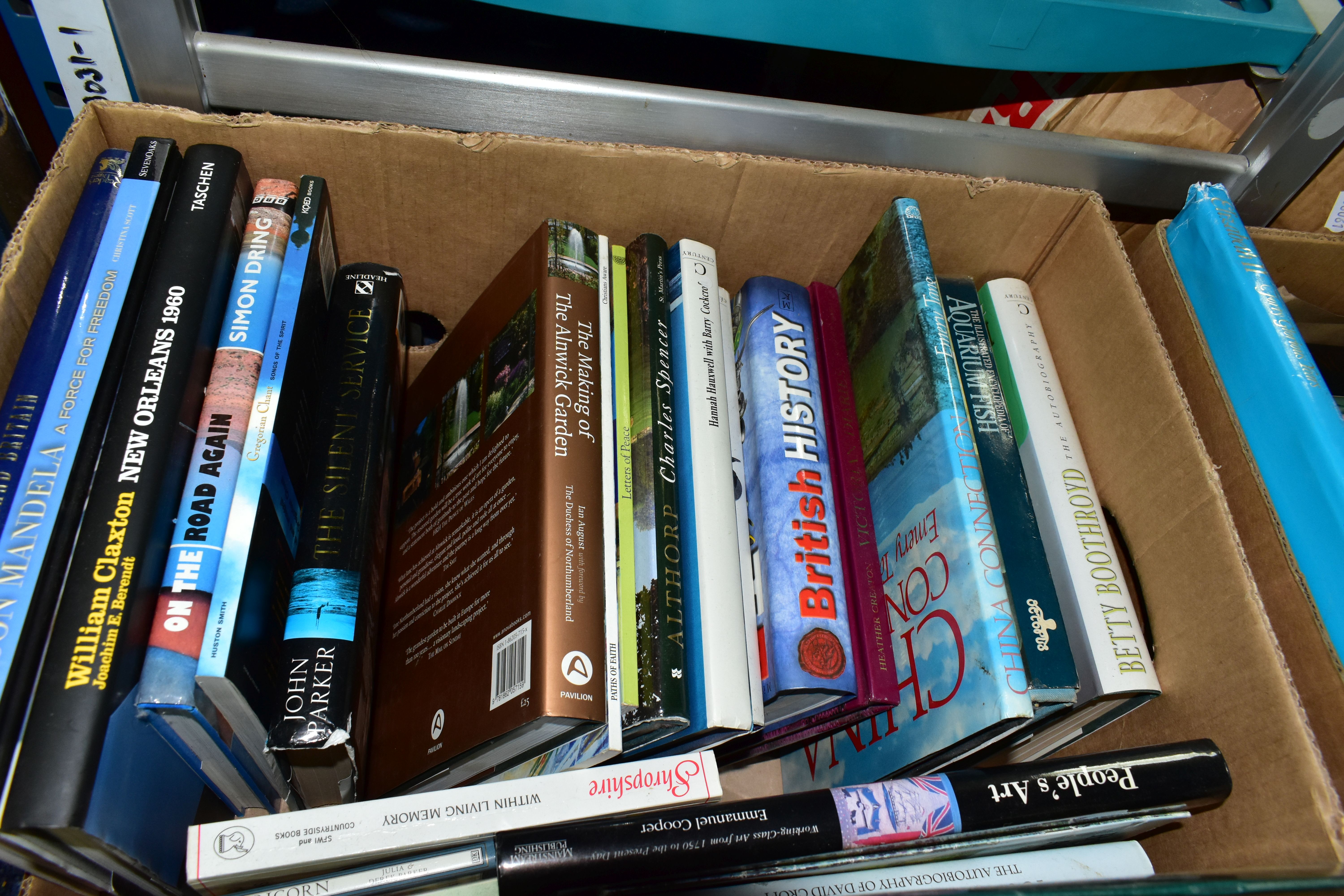 BOOKS, six boxes containing approximately 175 titles in hardback and paperback formats, subjects - Image 3 of 7