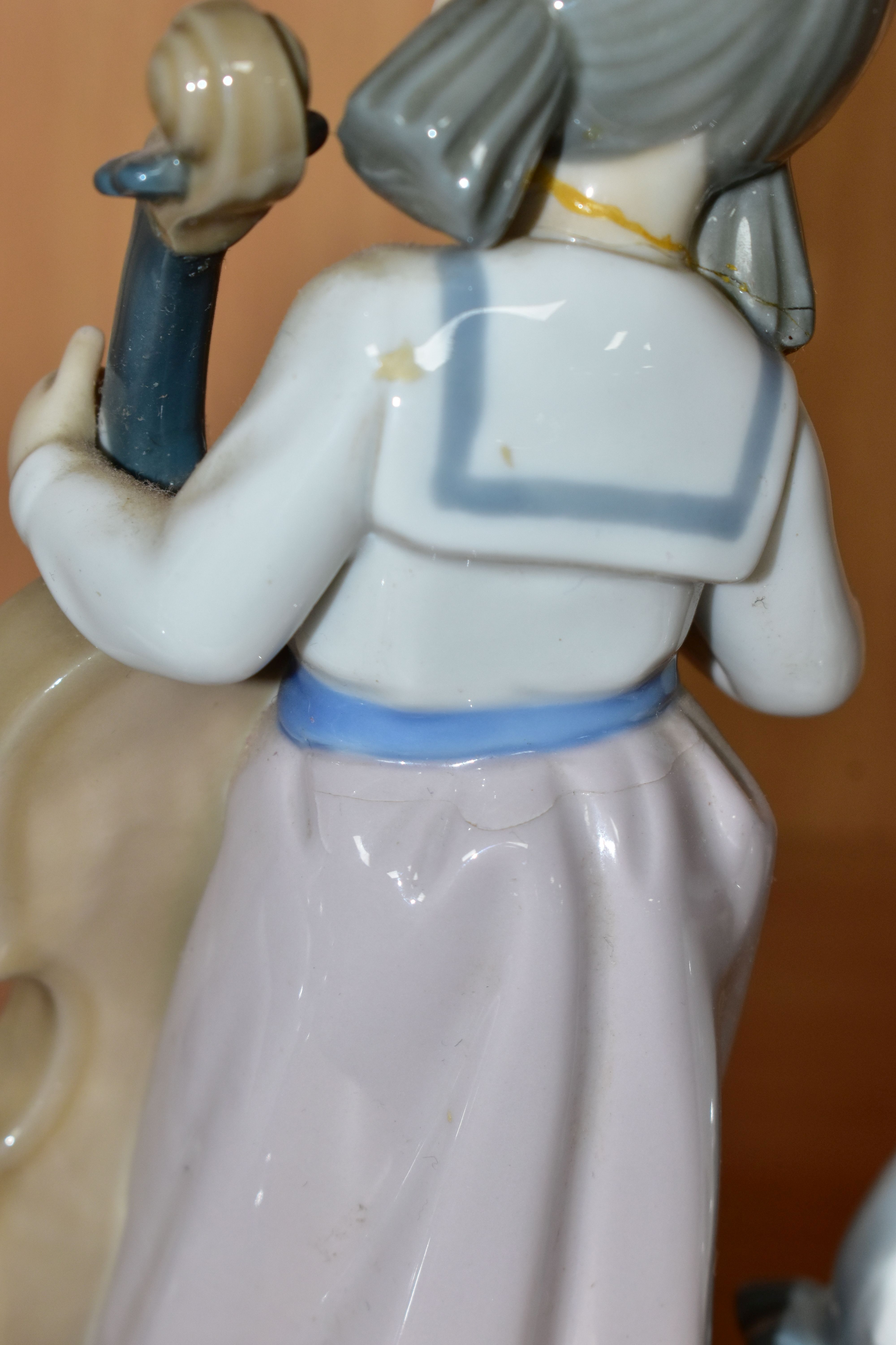 A NAO DISNEY COLLECTION 'DREAMING OF TINKERBELL' FIGURE, depicting a sleeping child with book and - Image 4 of 6