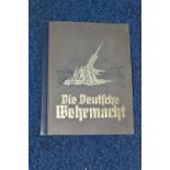DIE DEUTSCHE WEHRMACHT, one descriptive album containing 270 cigarette cards in colour, the original
