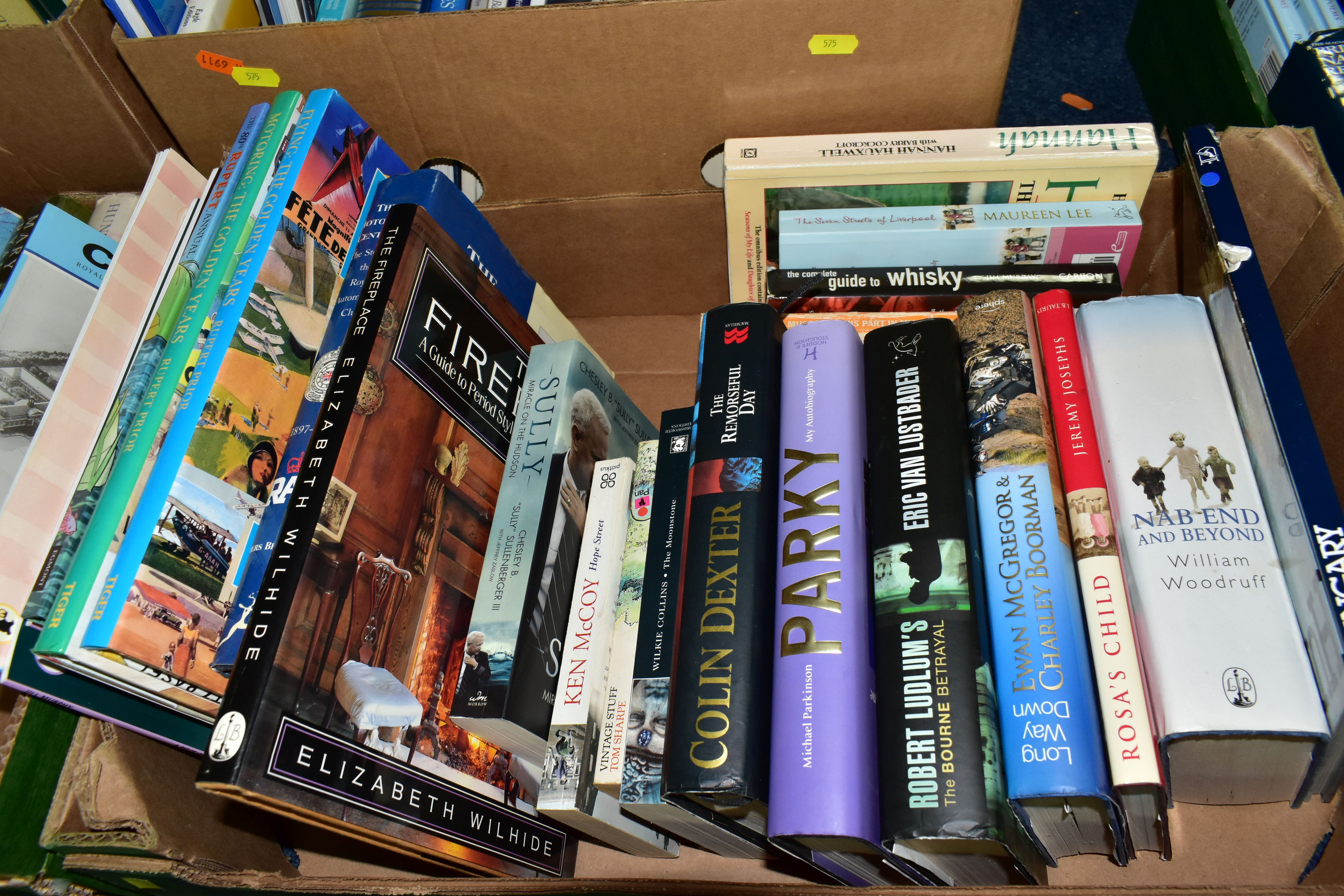 BOOKS, six boxes containing approximately 175 titles in hardback and paperback formats, subjects - Image 4 of 7