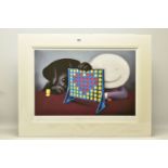 DOUG HYDE (BRITISH 1972) 'CONNECT FOR LOVE', a signed limited edition print depicting a figure and