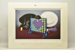 DOUG HYDE (BRITISH 1972) 'CONNECT FOR LOVE', a signed limited edition print depicting a figure and
