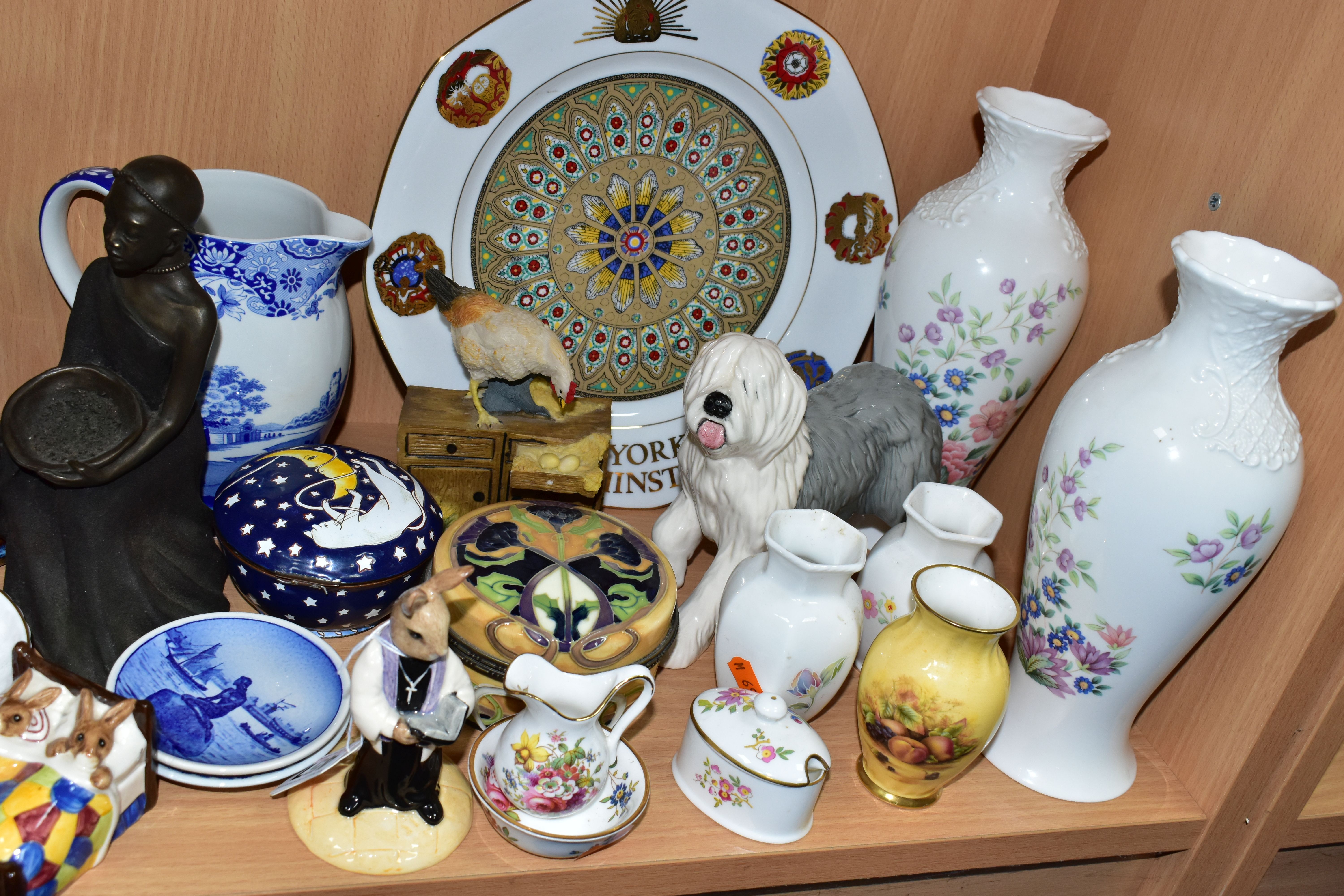 A GROUP OF CERAMICS AND SUNDRY ITEMS, to include Royal Doulton Bunnykins 'Vicar Bunnykins' DB254, an - Image 2 of 13