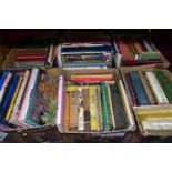 COOKERY & BAKING BOOKS, six boxes containing approximately 90 - 95 titles in hardback and