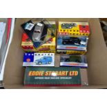 DIE-CAST, twelve boxed die-cast vehicles from Lledo and Matchbox Dinky Collection, Atlas Editions