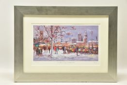 HENDERSON CISZ (BRAZIL 1960) 'WINTER'S DAY WESTMINSTER', A limited edition print depicting a