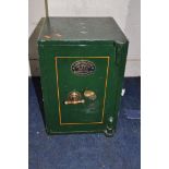 A S.GRIFFITHS AND SONS OF WOLVERHAMPTON VINTAGE FIRE SAFE, with one key to door, one internal drawer
