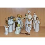 TWELVE WILLOW TREE AND ARORA DESIGN FIGURINES, comprising Willow Tree: Birthday Girl, Angel of