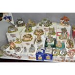 THIRTY FIVE LILLIPUT LANE SCULPTURES FROM THE NORTH COLLECTION, mostly boxed and have deeds where