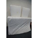 A TEMPUR 4FT6 MATTRESS, and a pair of Dunlopilo divans (condition - mattress dirty)