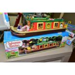 BOXED SYLVANIAN FAMILIES CANAL BOAT, 'Rose of Sylvania' No.3036, damage to rudder, contents not