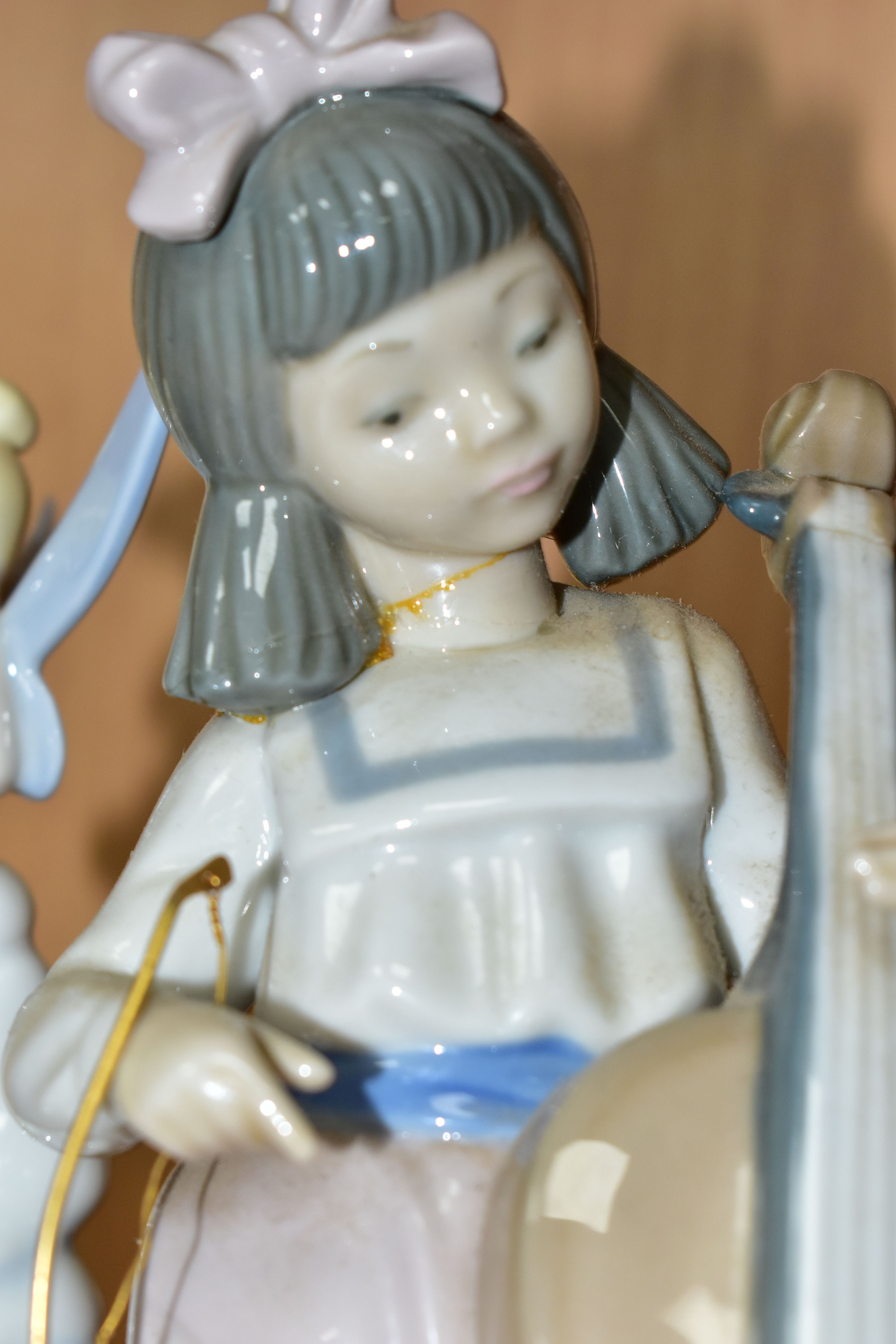 A NAO DISNEY COLLECTION 'DREAMING OF TINKERBELL' FIGURE, depicting a sleeping child with book and - Image 2 of 6