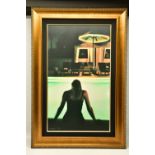 CARRIE GRABER (AMERICA 1975) A STUDY OF A FEMALE FIGURE SITTING AT A SWIMMING POOL, signed limited