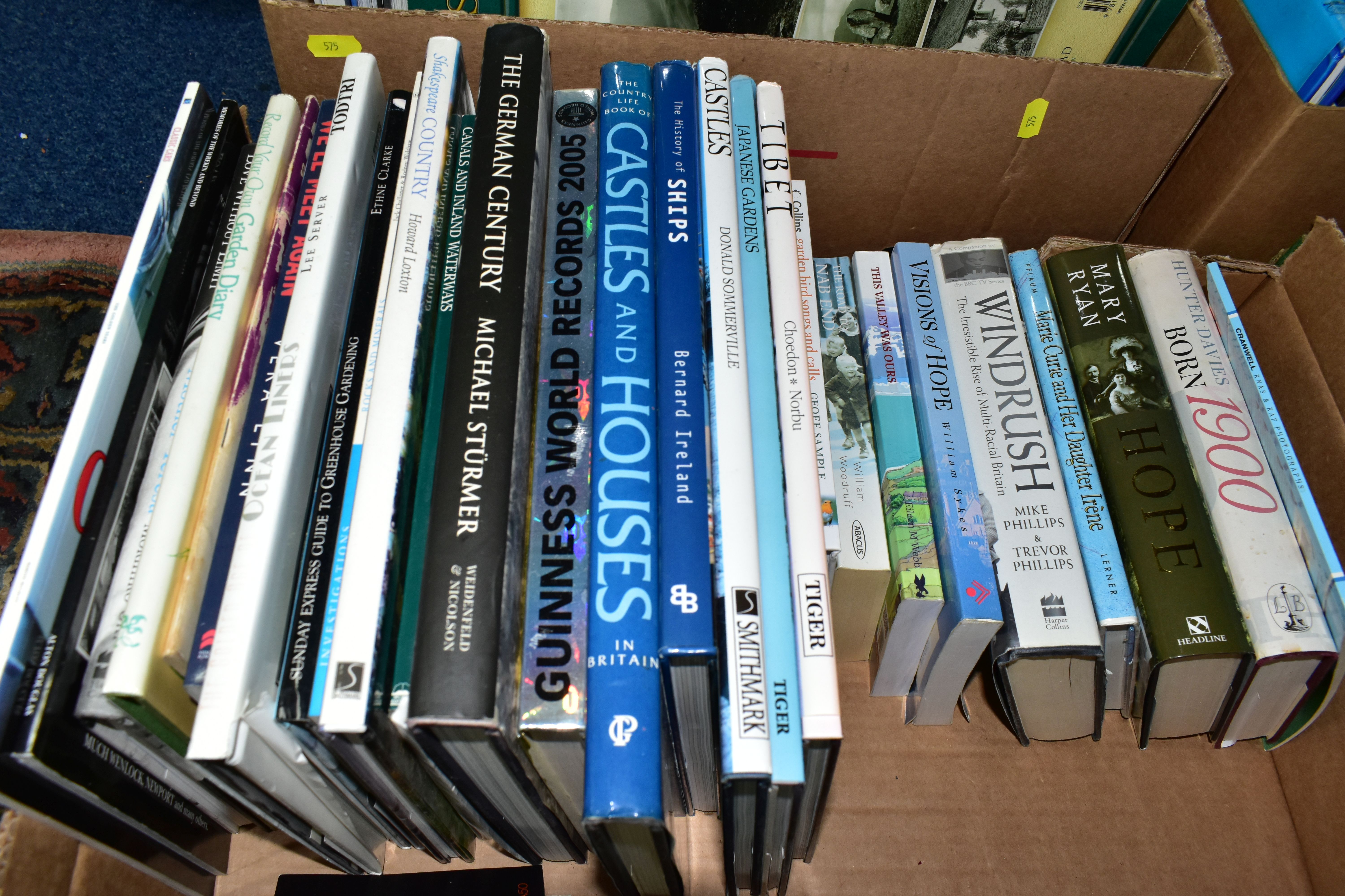 BOOKS, six boxes containing approximately 175 titles in hardback and paperback formats, subjects - Image 2 of 7