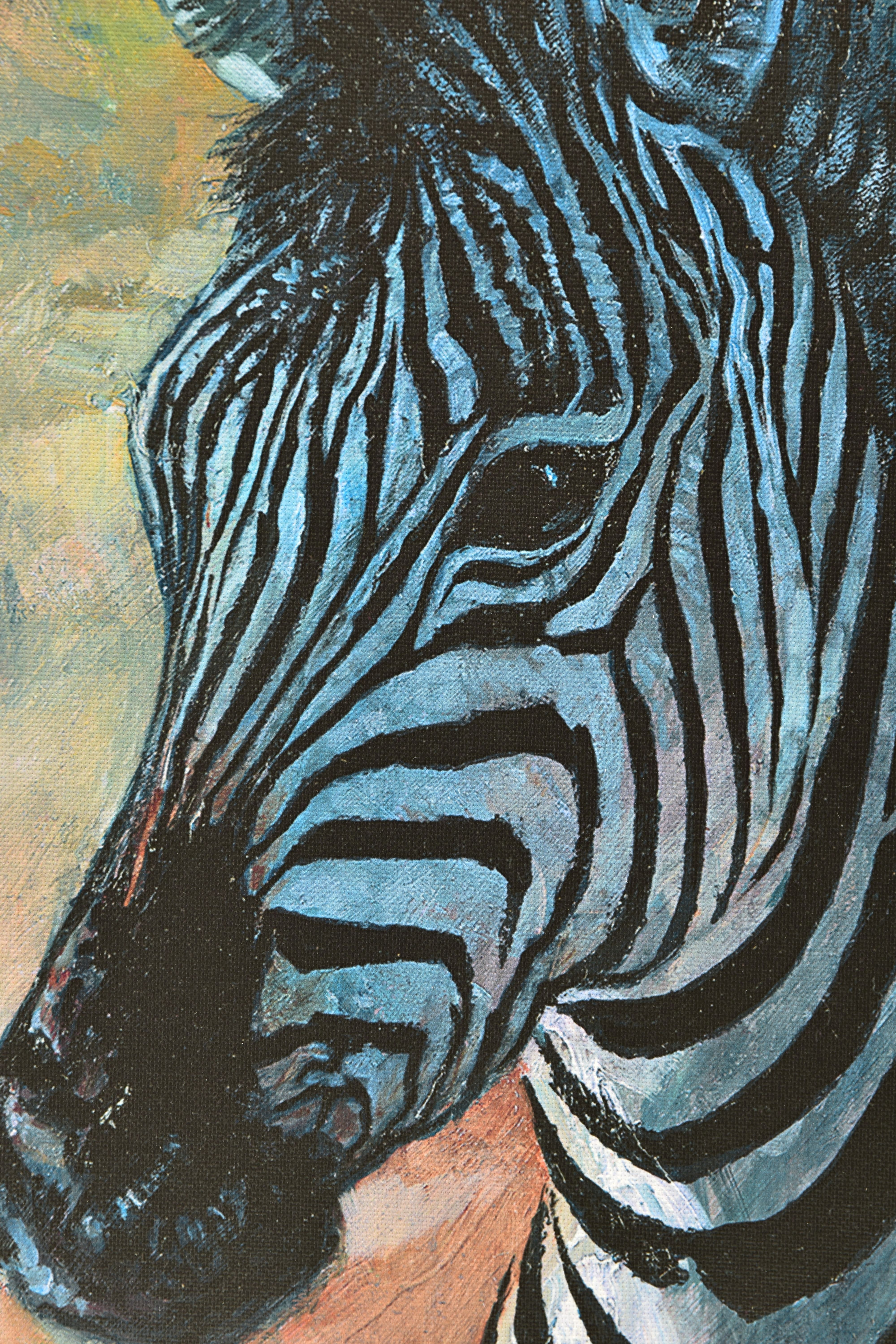 ROLF HARRIS (AUSTRALIAN 1930) 'YOUNG ZEBRA' a signed limited edition print 9/195, signed top - Image 3 of 10