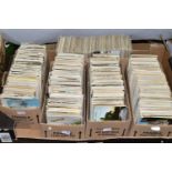 POSTCARDS, approximately 2500-3000 Postcards in five boxes dating from the early-mid 20th century,