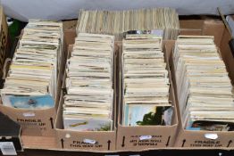 POSTCARDS, approximately 2500-3000 Postcards in five boxes dating from the early-mid 20th century,