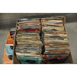 A TRAY CONTAINING OVER EIGHTY LPs, 8in, 10in AND 12in 78s including Rubber Soul (2nd pressing), With