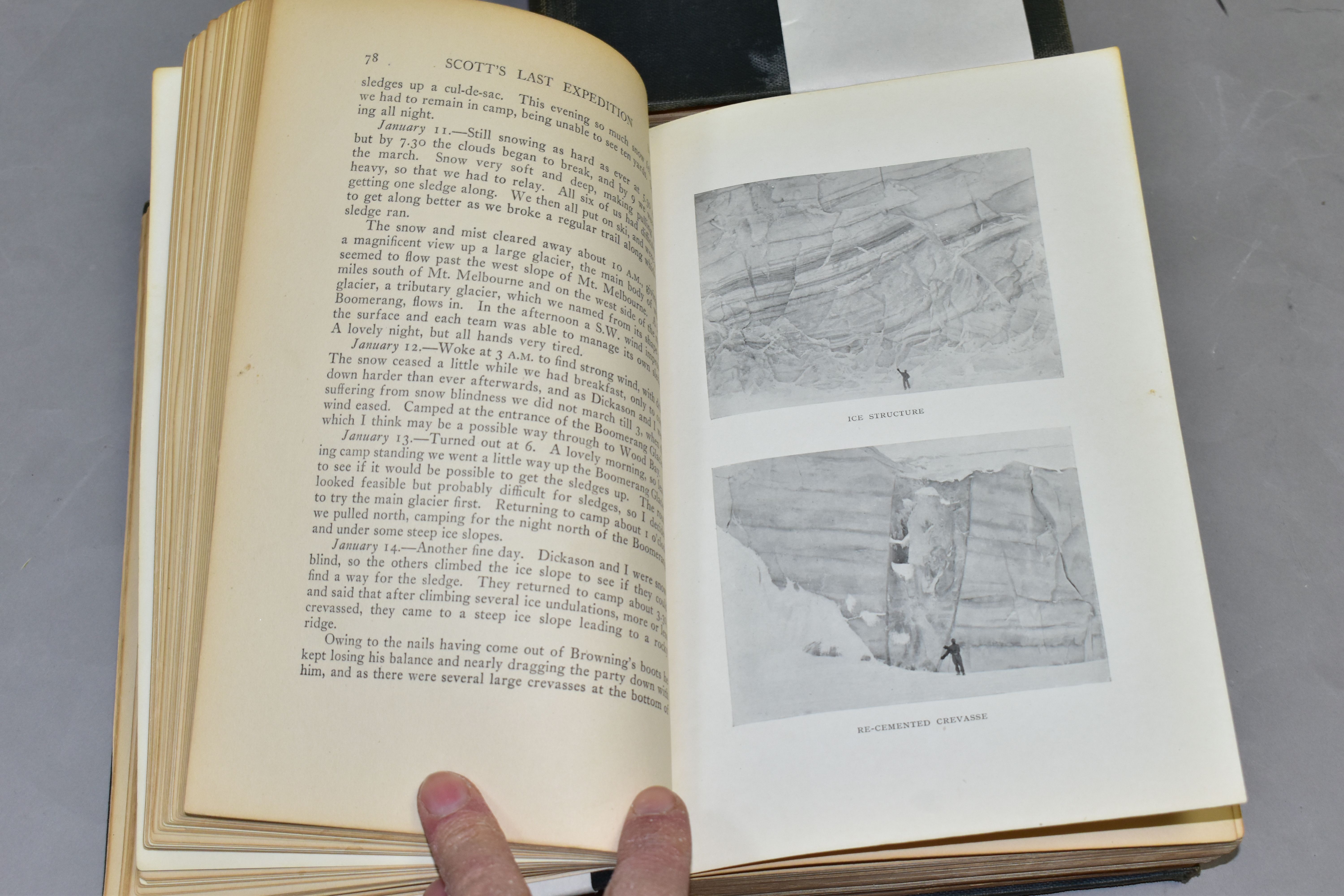 SCOTT'S LAST EXPEDITION, Vols.1 & 2, American 1st Edition published by McClellend and Goodchild, - Image 11 of 12