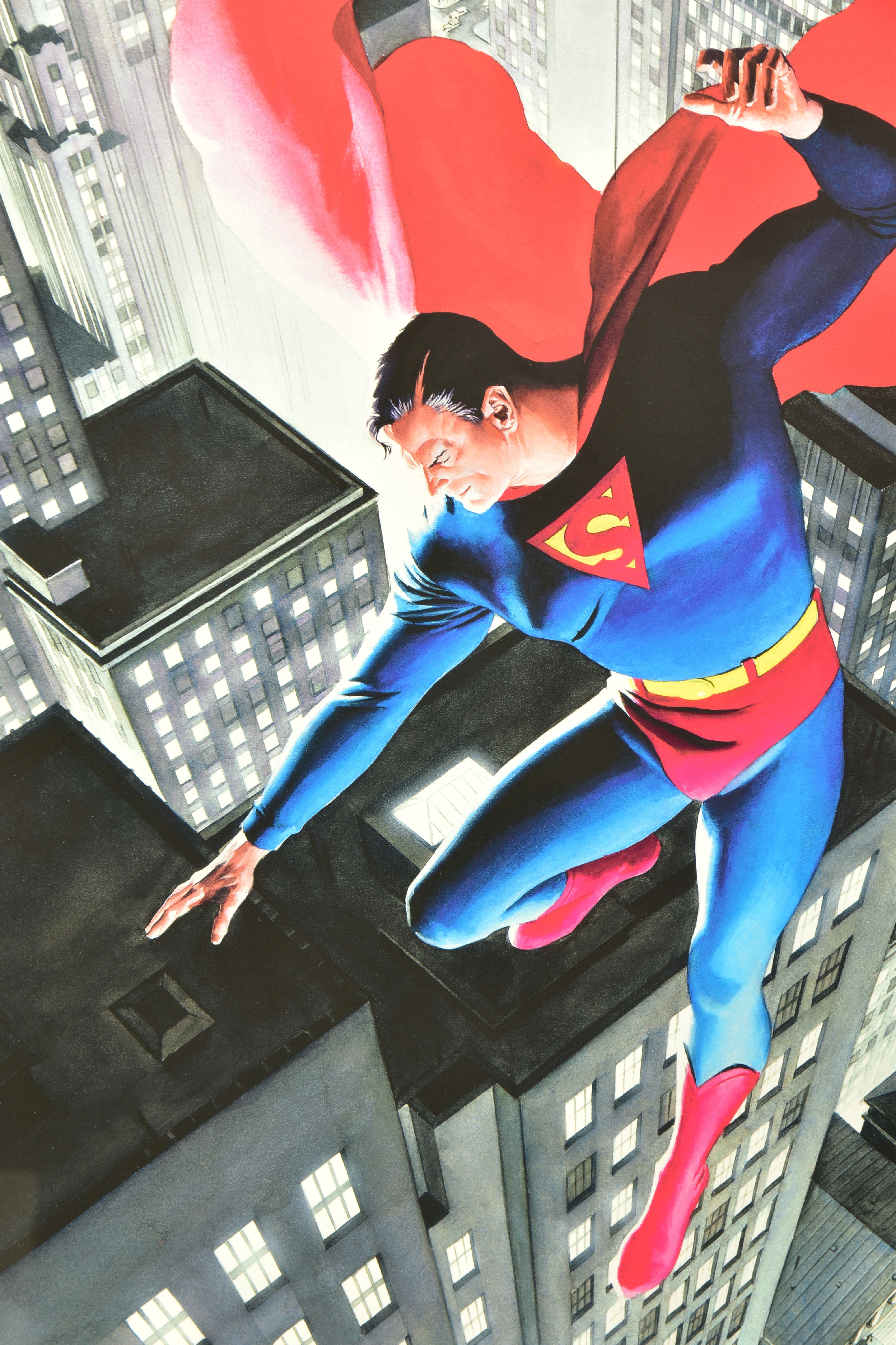 ALEX ROSS (AMERICAN CONTEMPORARY) 'SUPERMAN: TWENTIETH CENTURY' signed limited edition print, 52/195 - Image 3 of 7