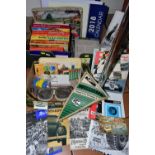 A QUANTITY OF CAR AND CAR RACING ITEMS AND EPHEMERA, to include two pairs of vintage goggles (no