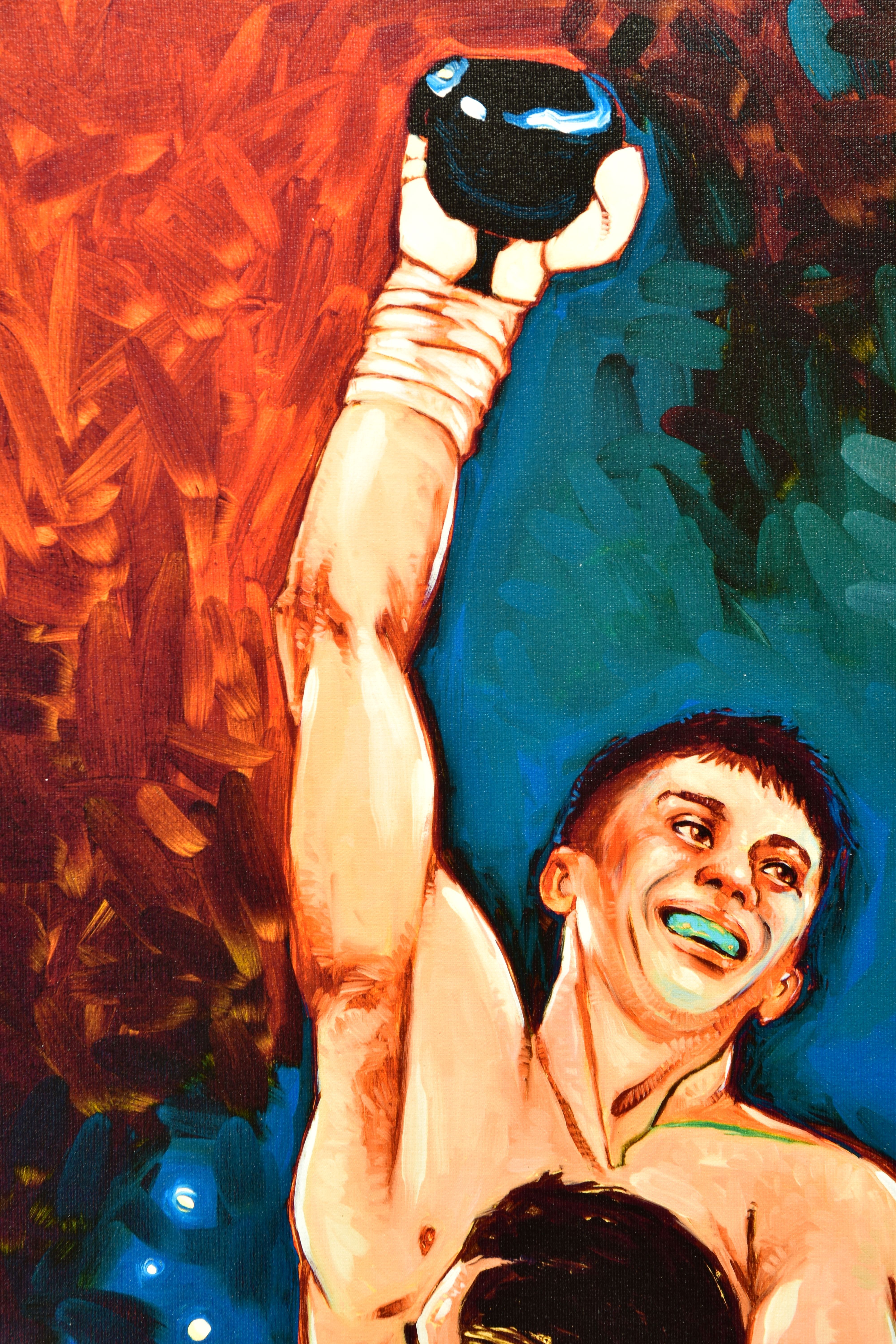 TODD WHITE (AMERICA 1969) 'VICTORY' a portrait of boxing champion Gennady Golovkin, limited - Image 3 of 10