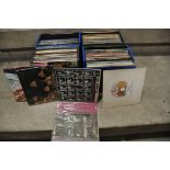 FOUR RECORD CASES CONTAINING OVER ONE HUNDRED AND THIRTY LPs AND 12in SINGLES including A Hard Day's