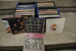 FOUR RECORD CASES CONTAINING OVER ONE HUNDRED AND THIRTY LPs AND 12in SINGLES including A Hard Day's