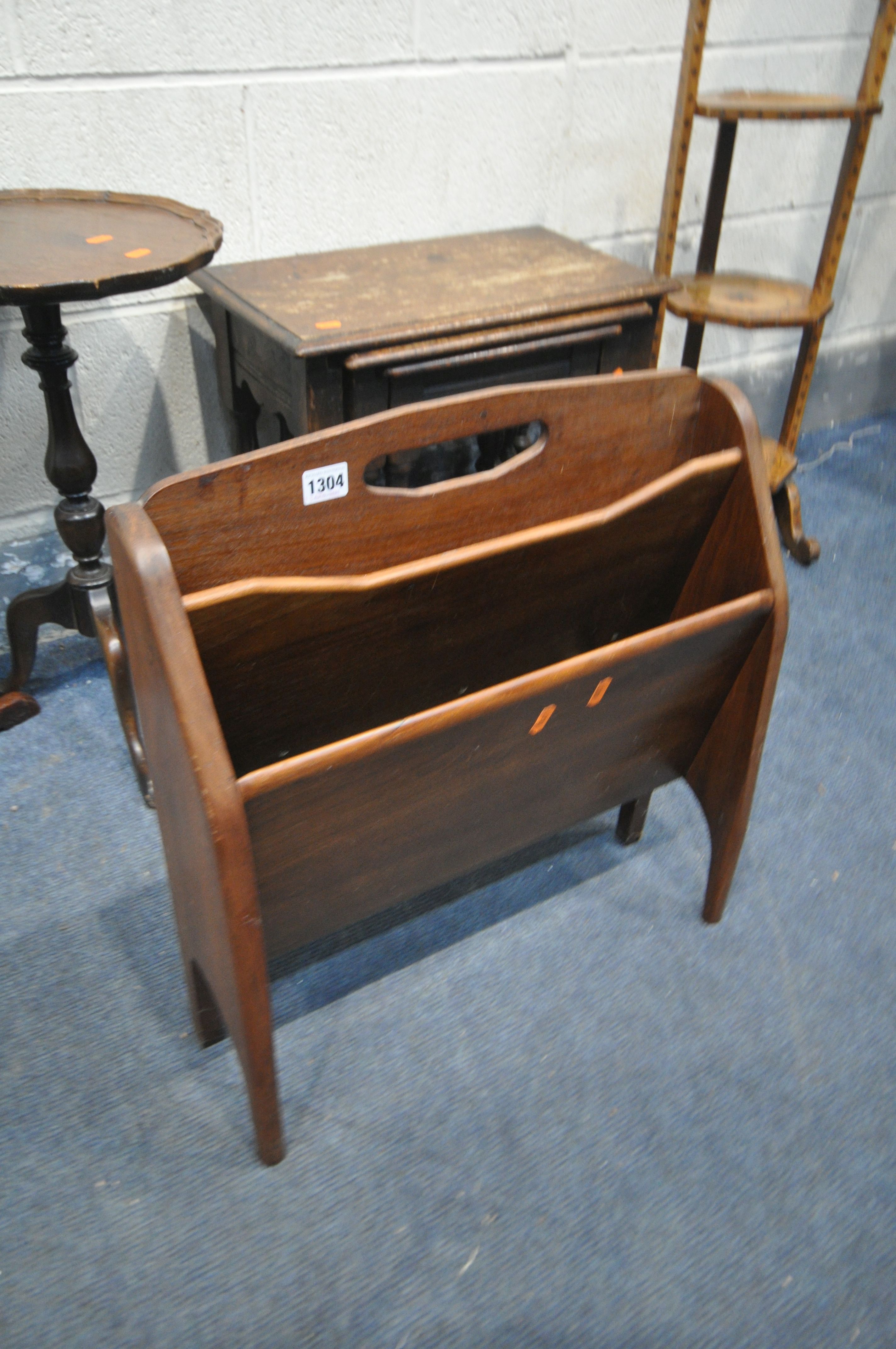 A SELECTION OF OCCASIONAL FURNITURE, to include a Georgian mahogany oval tripod table, a mid-century - Image 4 of 4