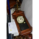 A BRASS VINTAGE STYLE CANDLESTICK TELEPHONE AND A WALL CLOCK, plug in BT phone- BT-QC-BS 222 , 84/