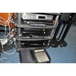 A MOSTLY SONY COMPONANT HI FI comprising of a RDRGX350 DVD Recorder (powers up but not tested any