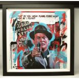 ZINSKY (CONTEMPORARY) 'JOE PESCI AS TOMMY DEVITO', a portrait of Tommy DeVito from the film