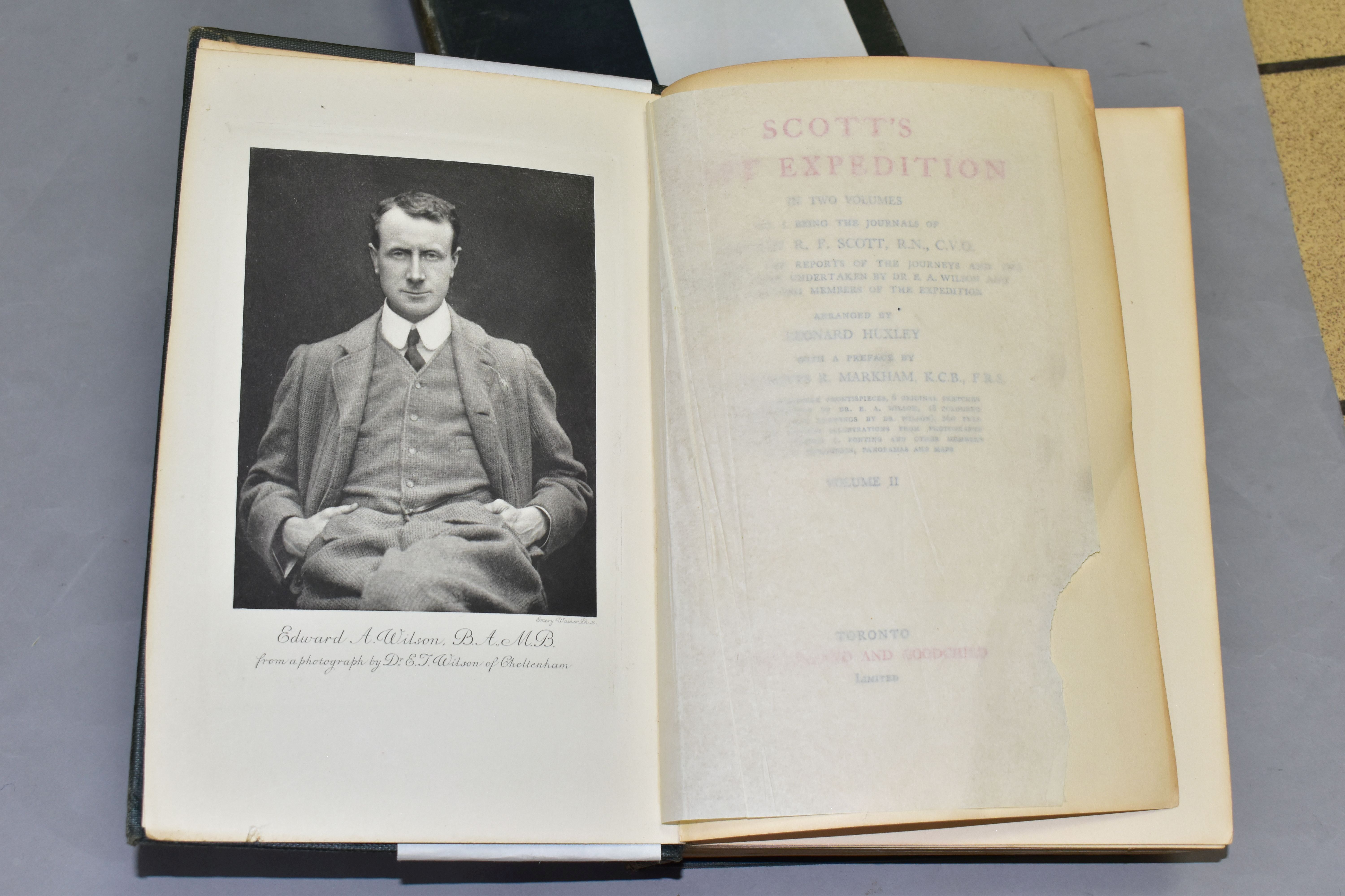 SCOTT'S LAST EXPEDITION, Vols.1 & 2, American 1st Edition published by McClellend and Goodchild, - Image 8 of 12