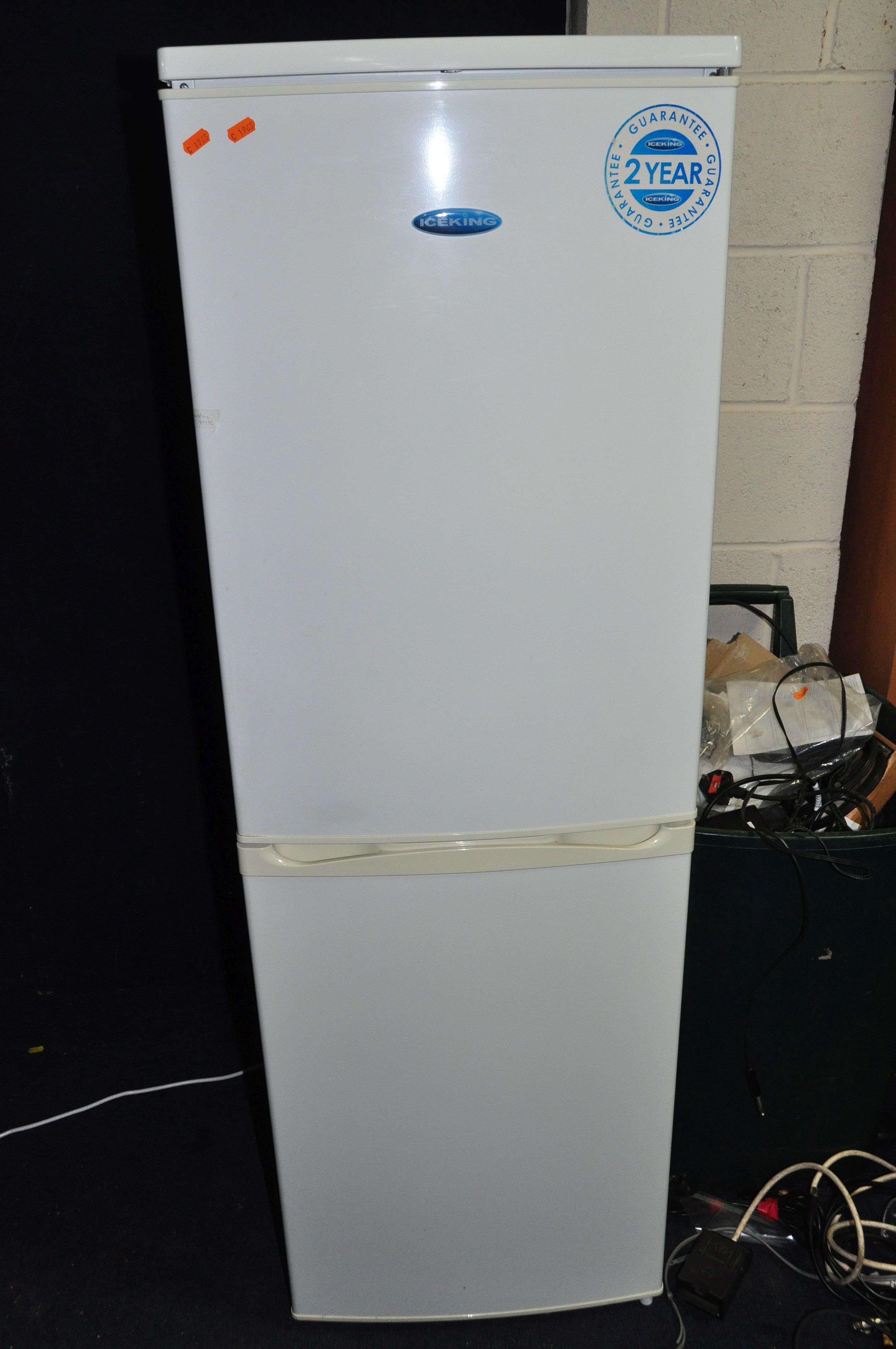 AN ICEKING FRIDGE FREEZER, width 50cm x depth 56cm x height 152cm (PAT pass and working at 5 and -19