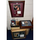 BOXED 'GONE WITH THE WIND' MEMORABILLIA, comprising four limited edition framed montages with