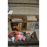 TWO TRAYS CONTAINING OVER ONE HUNDRED AND FIFTY LPs AND 12in SINGLES including Nems copies of