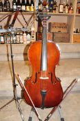 A FORENZA F2450A 4/4 CELLO with a laminated Spruce top, laminated back and sides, Mahogany neck,