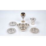 Three silver Armada dishes, two London, 1970, Mappin & Webb and one London, 1973, Asprey & Co.,