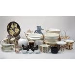 A group of English ceramic wares, 19th/20th century, comprising: eight Mason’s Ironstone ‘