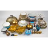 A collection of Continental ceramic wares, 20th century, comprising: twelve Limoges shallow bowls,